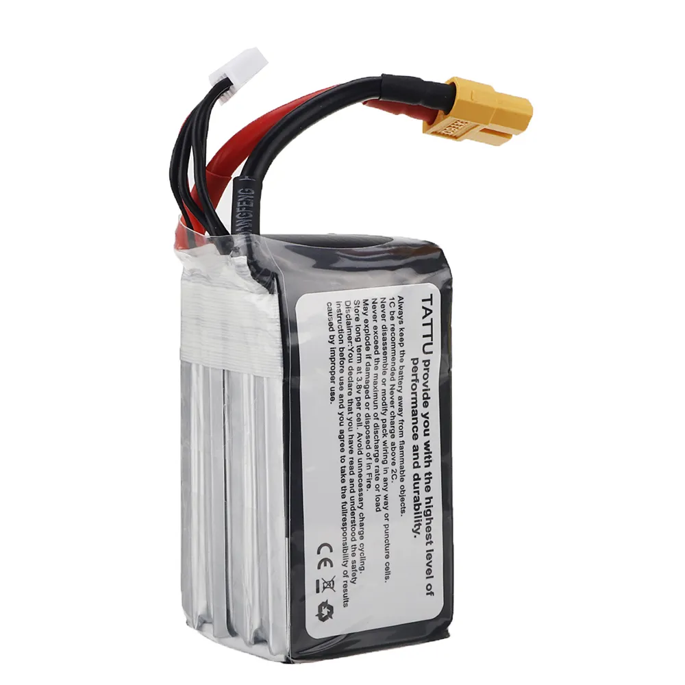 TATTU R-LINE V3.0 4S 14.8V 2000mAh 120C LiPo Battery XT60 Plug for Airplane RC Car Helicopter FPV Racing Drone TATTU R-LINE V3.0 4S 14.8V 2000mAh 120C LiPo Battery XT60 Plug for Airplane RC Car Helicopter FPV Racing Drone