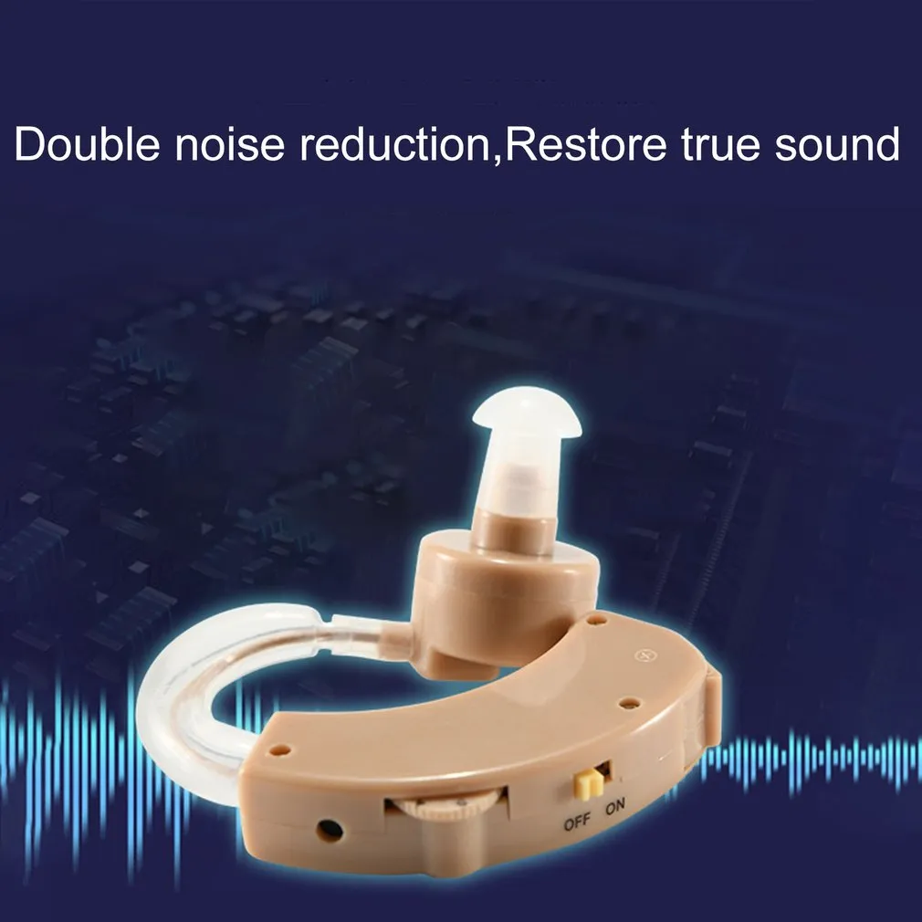 Portable Ear Mounted Amplifying Sound Amplifier Earphone Loudly Clear Sound Amplifier Single Key Operation For Elder