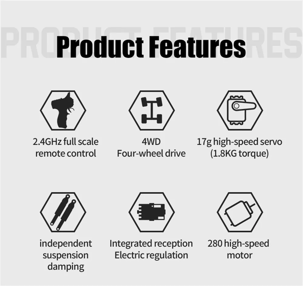 WPL WP14 RTR 1/16 2.4G 4WD RC Car Off-Road Truck Full Proportional Fast Attack Vehicles Model Toys WPL WP14 RTR 1/16 2.4G 4WD RC Car Off-Road Truck Full Proportional Fast Attack Vehicles Model Toys