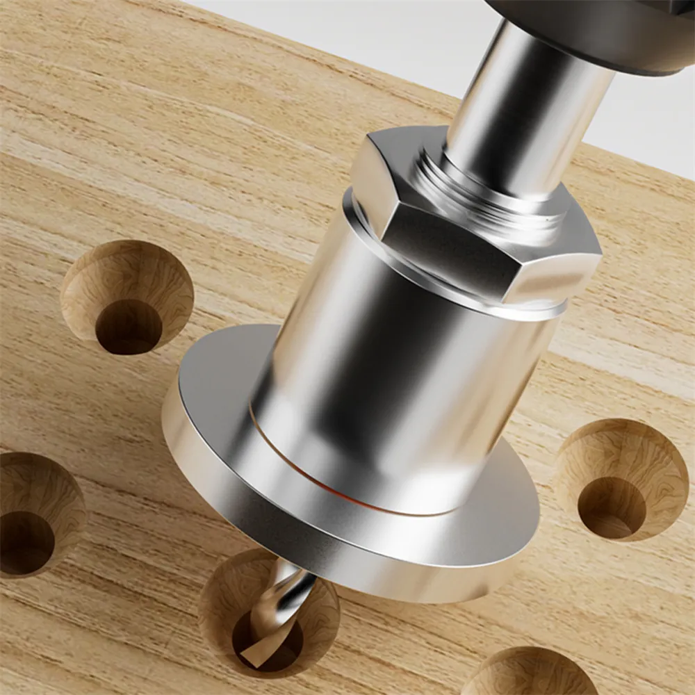 8mm Round Shank Drill Bit Set Adjustable Countersink 2.8-4mm Cone Drill Counterbore Router Drill Bit with Limit Stop Alloy Head Cone Hole Drill 8mm Round Shank Drill Bit Set Adjustable Countersink 2.8-4mm Cone Drill Counterbore Router Drill Bit with Limit Stop Alloy Head Cone Hole Drill