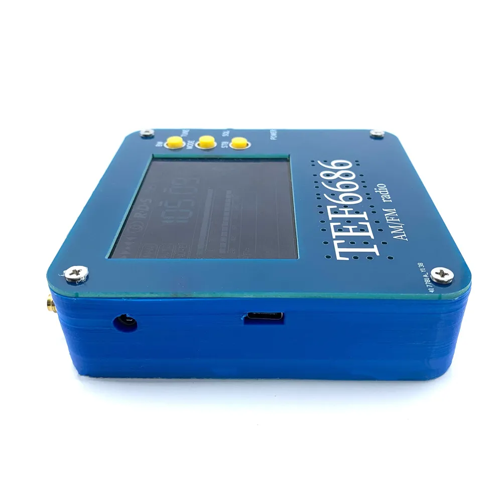TEF6686 Full-Band Radio Receiver with Large LCD Display Rechargeable Battery Long Range AM FM SW MW LW Frequencies Portable Design TEF6686 Full-Band Radio Receiver with Large LCD Display Rechargeable Battery Long Range AM FM SW MW LW Frequencies Portable Design