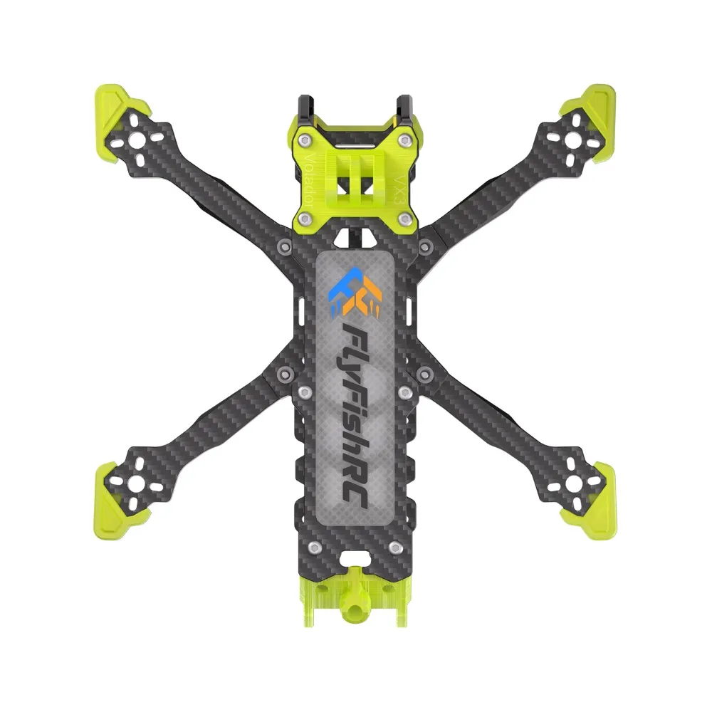 FlyFishRC Volador VX3 144mm / VX3.5 160mm Wheelbase 3 3.5 Inch Freestyle Frame Kit Support DJI O3 Version for DIY RC Drone FPV Racing