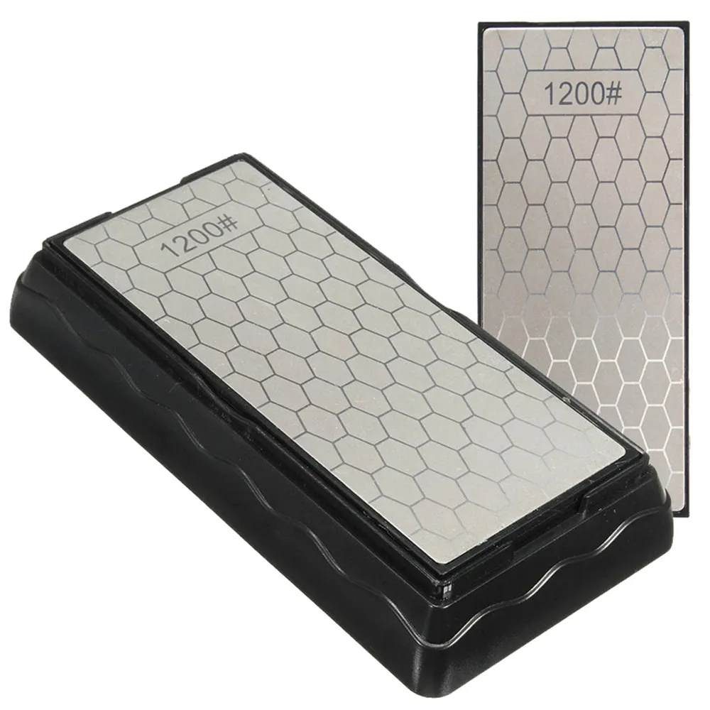 Double-Side Base Diamond Sharpening Stone Whetstone Grinding 400/600/1000/1200 Grit Sharpener Double-Side Base Diamond Sharpening Stone Whetstone Grinding 400/600/1000/1200 Grit Sharpener