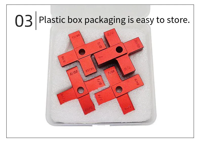 4PCS Woodworking Cross Height Gauge Set of Measurement Modules Tools 4PCS Woodworking Cross Height Gauge Set of Measurement Modules Tools