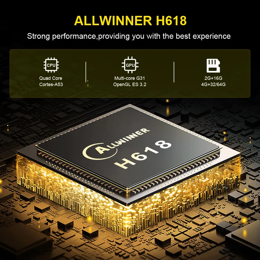 HK1 RBOX H8S Android 12 Smart TV Box 4+64G Dual Band 2.4G/5G WiFi Support bluetooth 4.0 8K HDR10+ Media Player Set Top Box