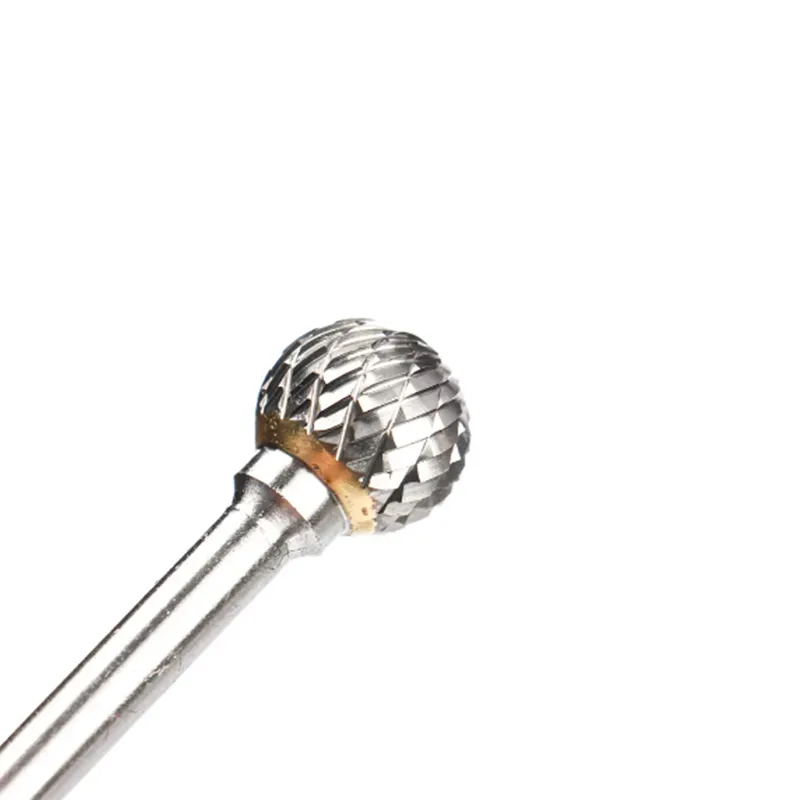 DX Type Double Slot Tungsten Steel Wood Carving Grinding Head Hard Metal Milling Cutter For Copper