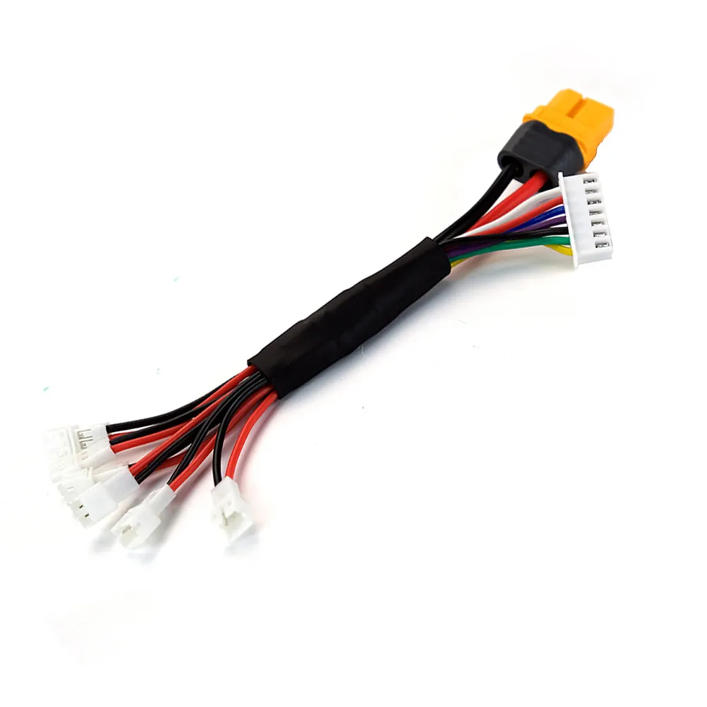 Cable de carga multibatería DOGCOM Premium 1 a 6 PH2.0 1S para dron RC de interior Tiny Whoop FPV Racing