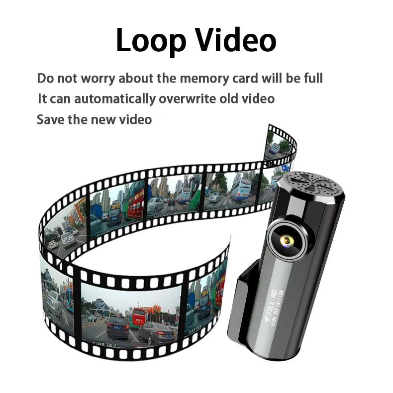 iMars X5 Car Dash Cam - High Definition 1080p with 140° Wide Angle Lens
