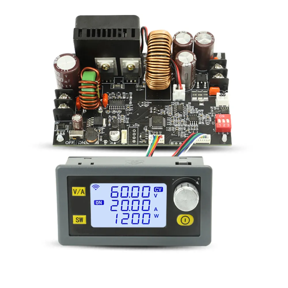 XY6020L 6-70V CNC Adjustable Stabilized Voltage Power Supply Constant Voltage Constant Current 20A/1200W Buck Module XY6020L 6-70V CNC Adjustable Stabilized Voltage Power Supply Constant Voltage Constant Current 20A/1200W Buck Module