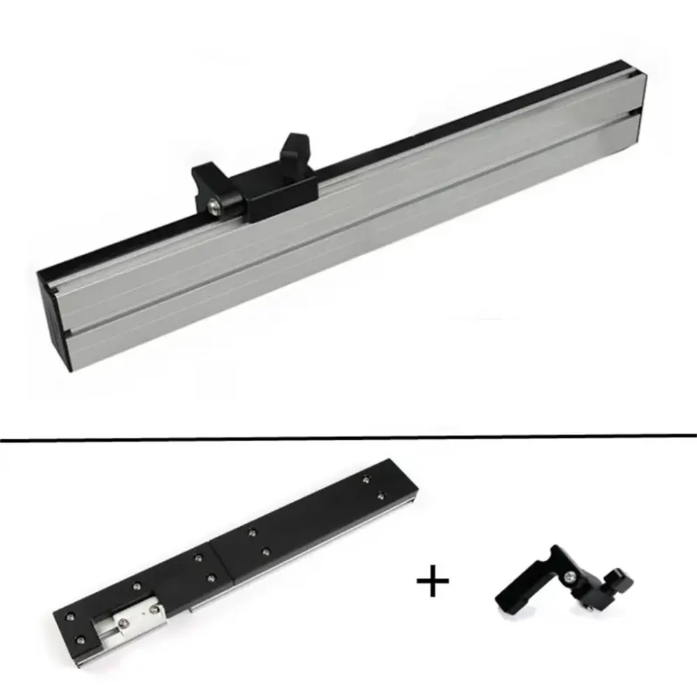 Wnew 450mm Miter Gauge Fence with Tenon Block and A Repetitive Cut Flip Stop For Wood Workbench Router Table Saw Table Wnew 450mm Miter Gauge Fence with Tenon Block and A Repetitive Cut Flip Stop For Wood Workbench Router Table Saw Table
