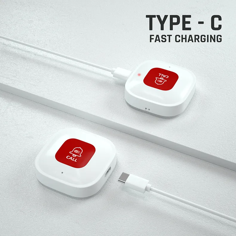 CF101W Tuya WiFi Emergency Alarm Button Rechargeable Elderly Emergency Panic Button Old Man Personal Self-help Smart APP Push