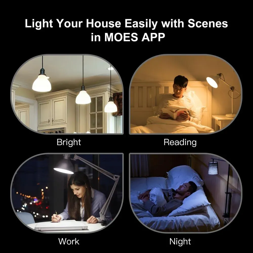 Tuya Wifi Smart Filament Bulb 7W LED Light Lamp E27 Dimmable Lighting 806Lm Work With Smart Life Alexa Google Home