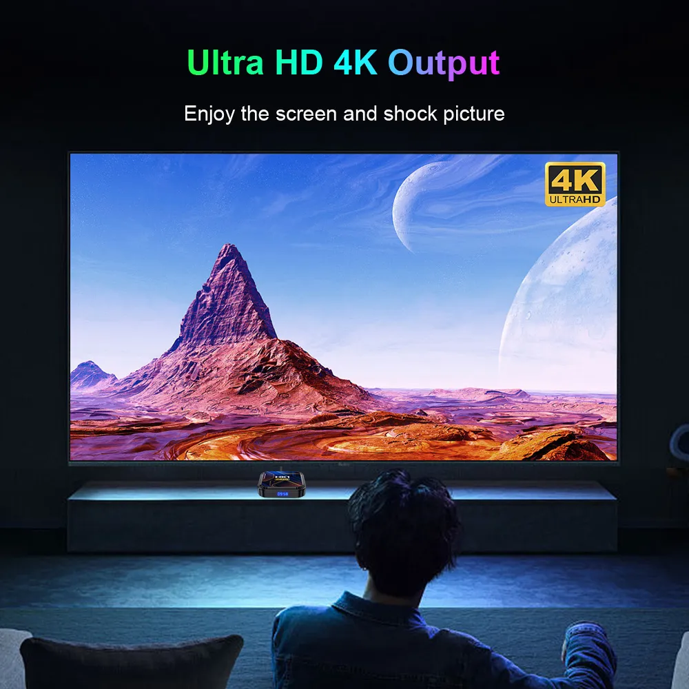 [4+32G] HK1RBOX K8S Smart TV Box Android 13 RK3528 8K HDR10 WIFI6 Android TV Box 2023 Lecteur multimédia Décodeur