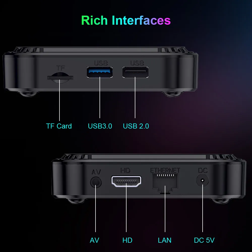 [4+32G] HK1RBOX K8S Smart TV Box Android 13 RK3528 8K HDR10 WIFI6 Android TV Box 2023 Lecteur multimédia Décodeur