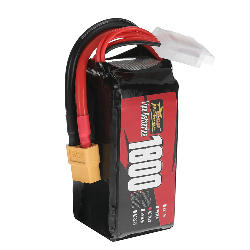 ZOP Power 4S 14.8V 1800mAh 120C LiPo Battery XT60 Plug for RC Drone ZOP Power 4S 14.8V 1800mAh 120C LiPo Battery XT60 Plug for RC Drone