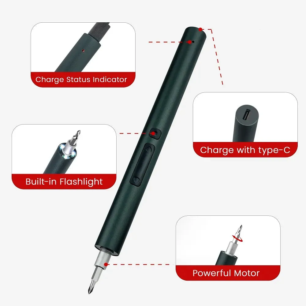 [EU Direct]KAIWEETS ES20 Electric Screwdriver Set 137-in-1 Cordless Precision Power Kit High-Speed Adjustable Torque Magnetic Handle Repair Tools