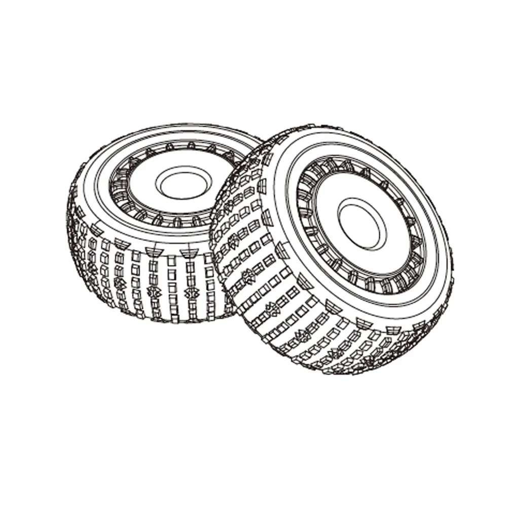 MJX M162 Orignal RC Auto Rad Reifen 16300M2 16300C Teile MJX M162 Orignal RC Auto Rad Reifen 16300M2 16300C Teile