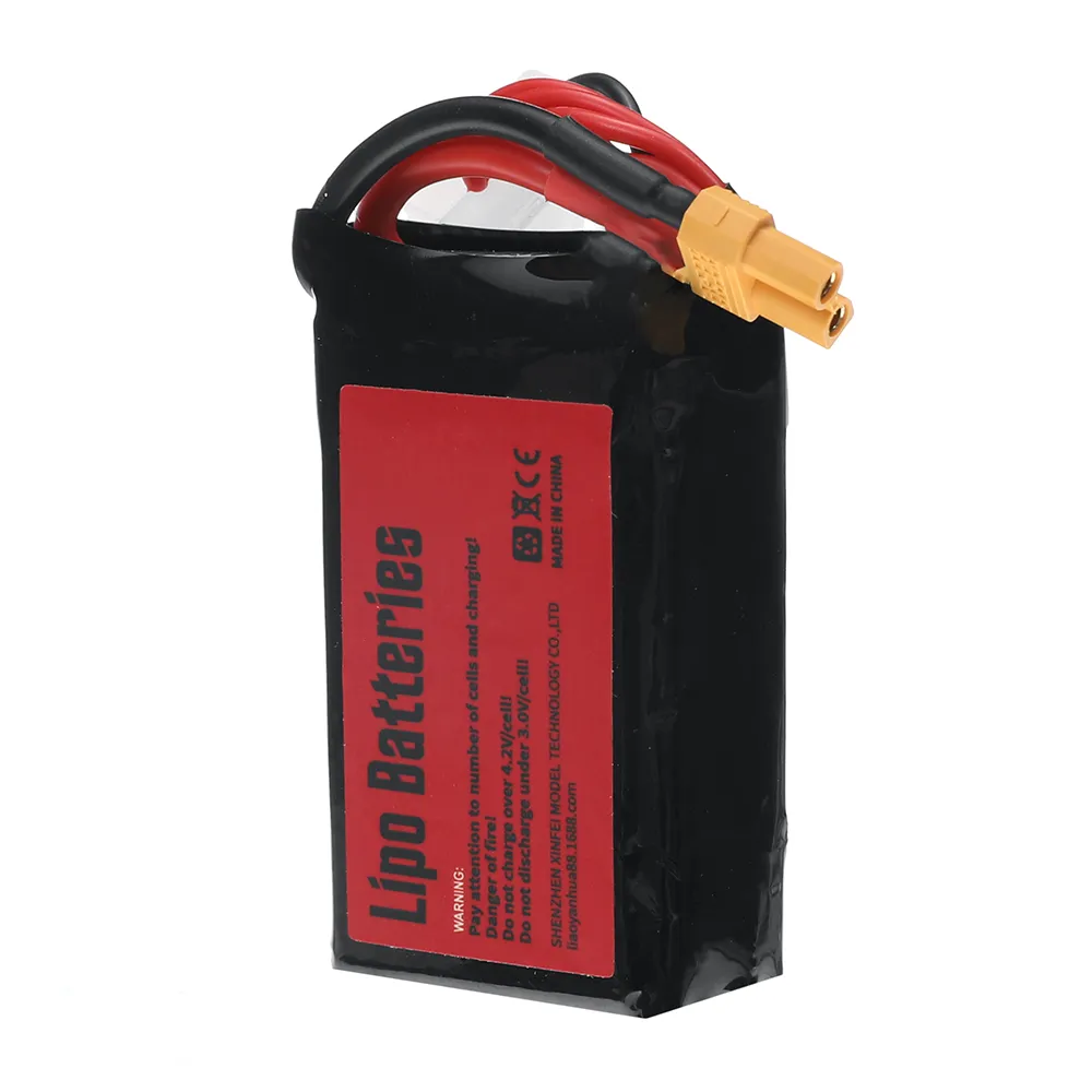 ZOP Power 4S 14.8V 550mAh 95C 8.14Wh LiPo Battery XT30 Plug for RC Drone FPV Racing ZOP Power 4S 14.8V 550mAh 95C 8.14Wh LiPo Battery XT30 Plug for RC Drone FPV Racing