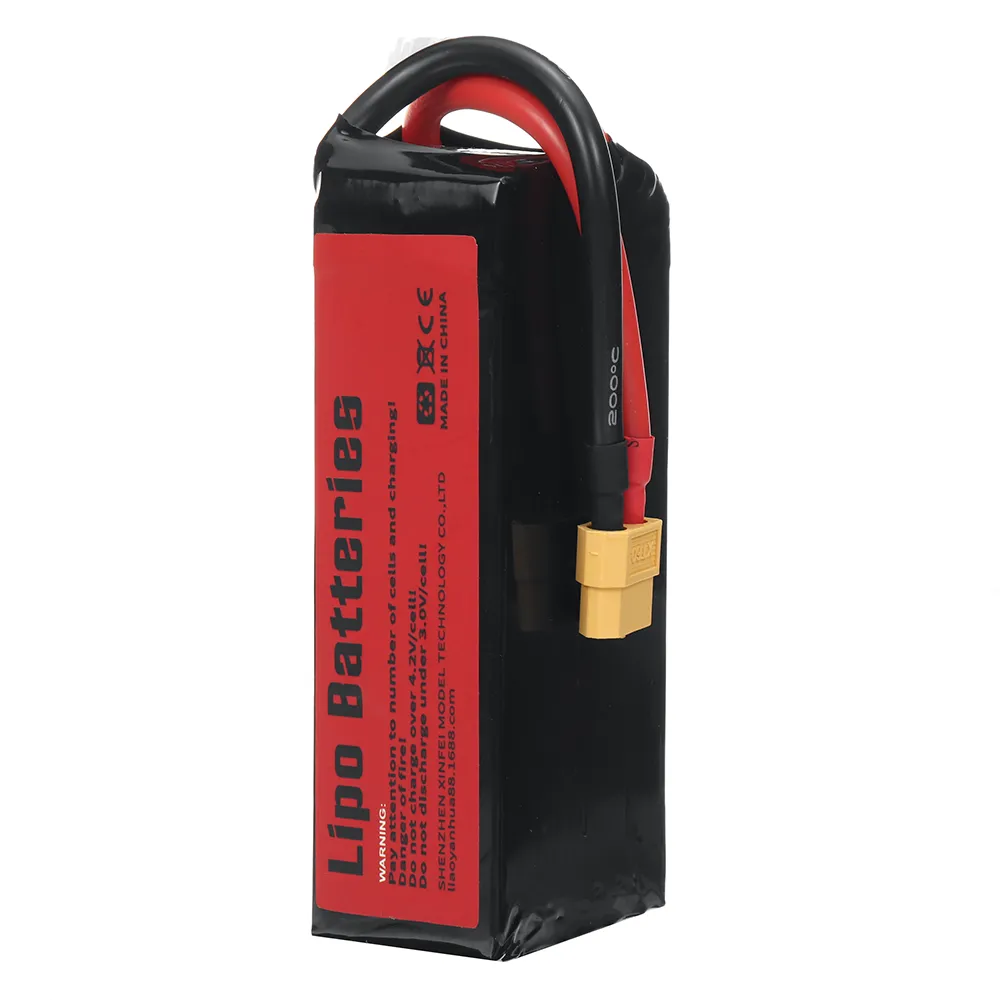 ZOP Power 4S 14.8V 6500mAh 30C 96.2Wh LiPo Battery XT60 Plug for RC Drone FPV Racing Airplane