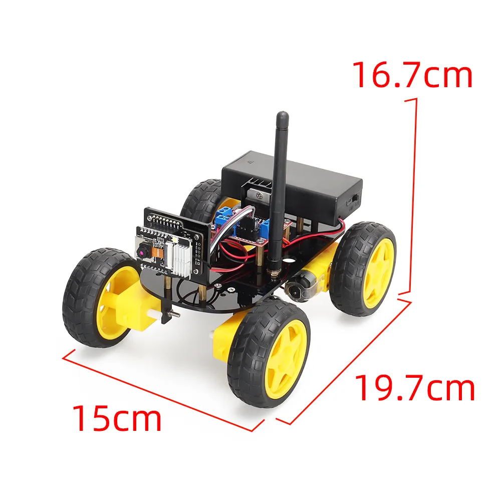 TSCINBUNY Robot Starter Kit For Arduino Programming with ESP32 Camera and Codes Learning Develop Skill Basic Version TSCINBUNY Robot Starter Kit For Arduino Programming with ESP32 Camera and Codes Learning Develop Skill Basic Version