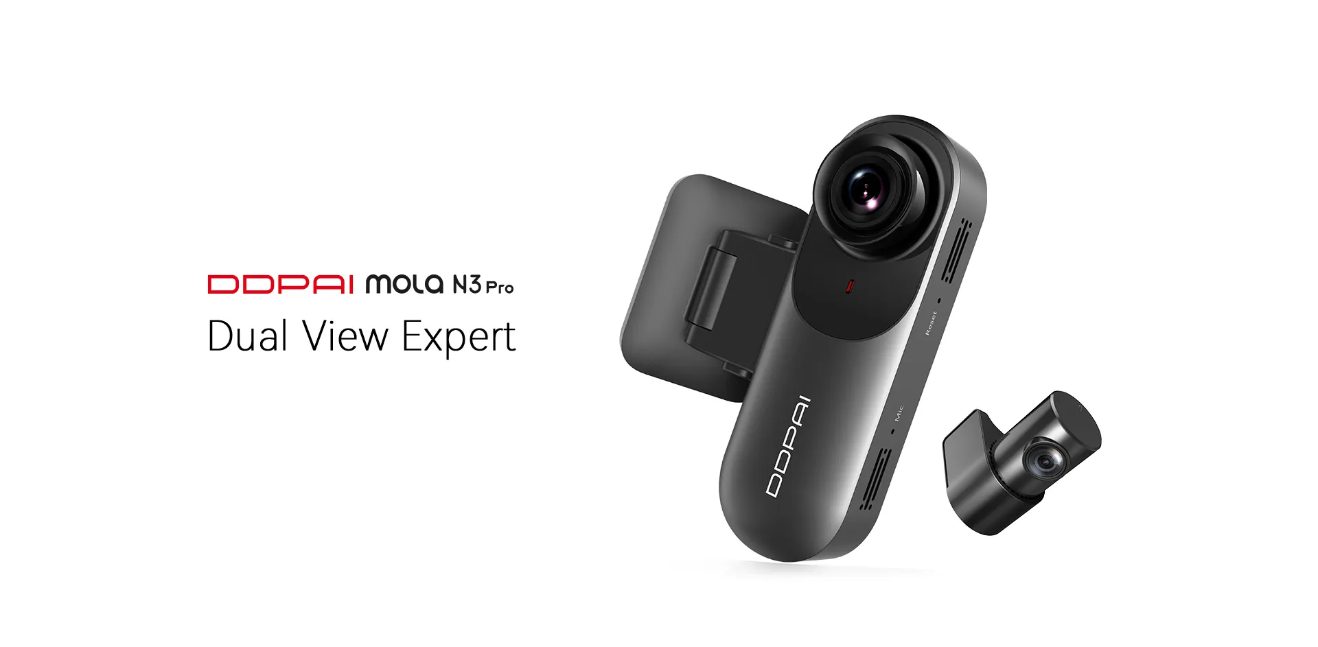 DDPAI Dash Camera Mola N3 Pro 1600P HD Driving Car Dash Cam Wifi Smart Connect Car Recorder Without GPS