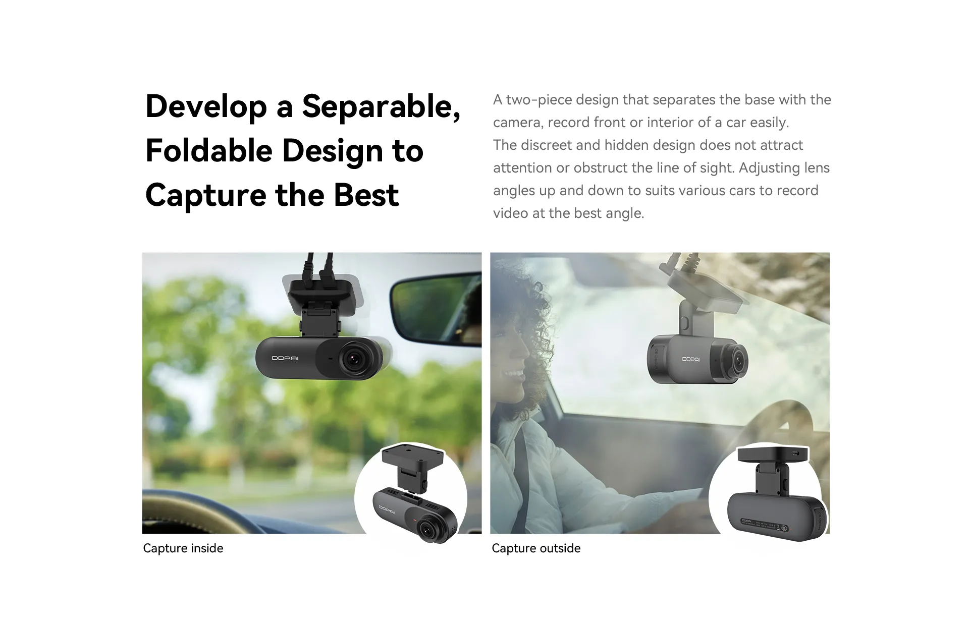 DDPAI Dash Camera Mola N3 Pro 1600P HD Driving Car Dash Cam Wifi Smart Connect Car Recorder Without GPS