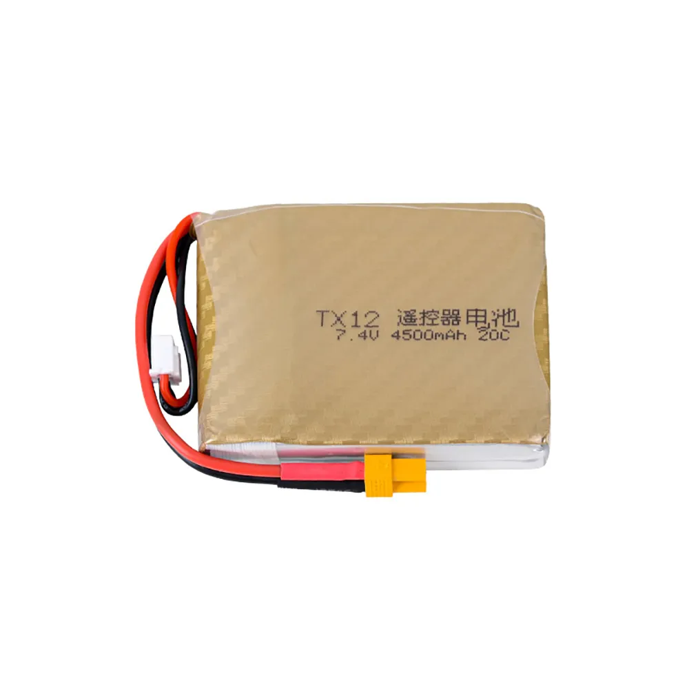 2S 4500mah 7.4V 20C Lipo Battery for Radiomaster TX12 MARK II Radio Transmitter Remote Controller