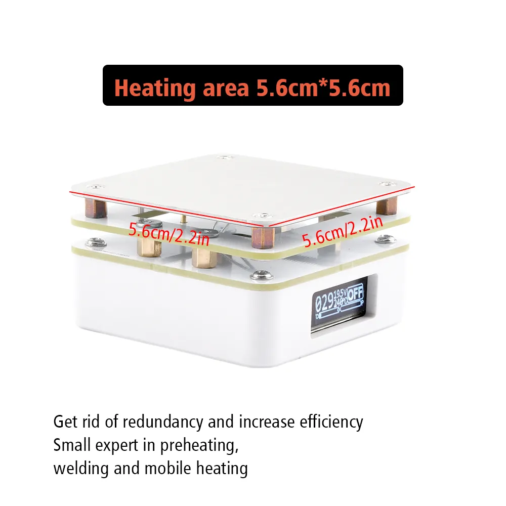 MHP30 PD65W Mini Hot Plate Digital Soldering Preheating Rework Station PCB SMD Board Soldering Plate Heating Table