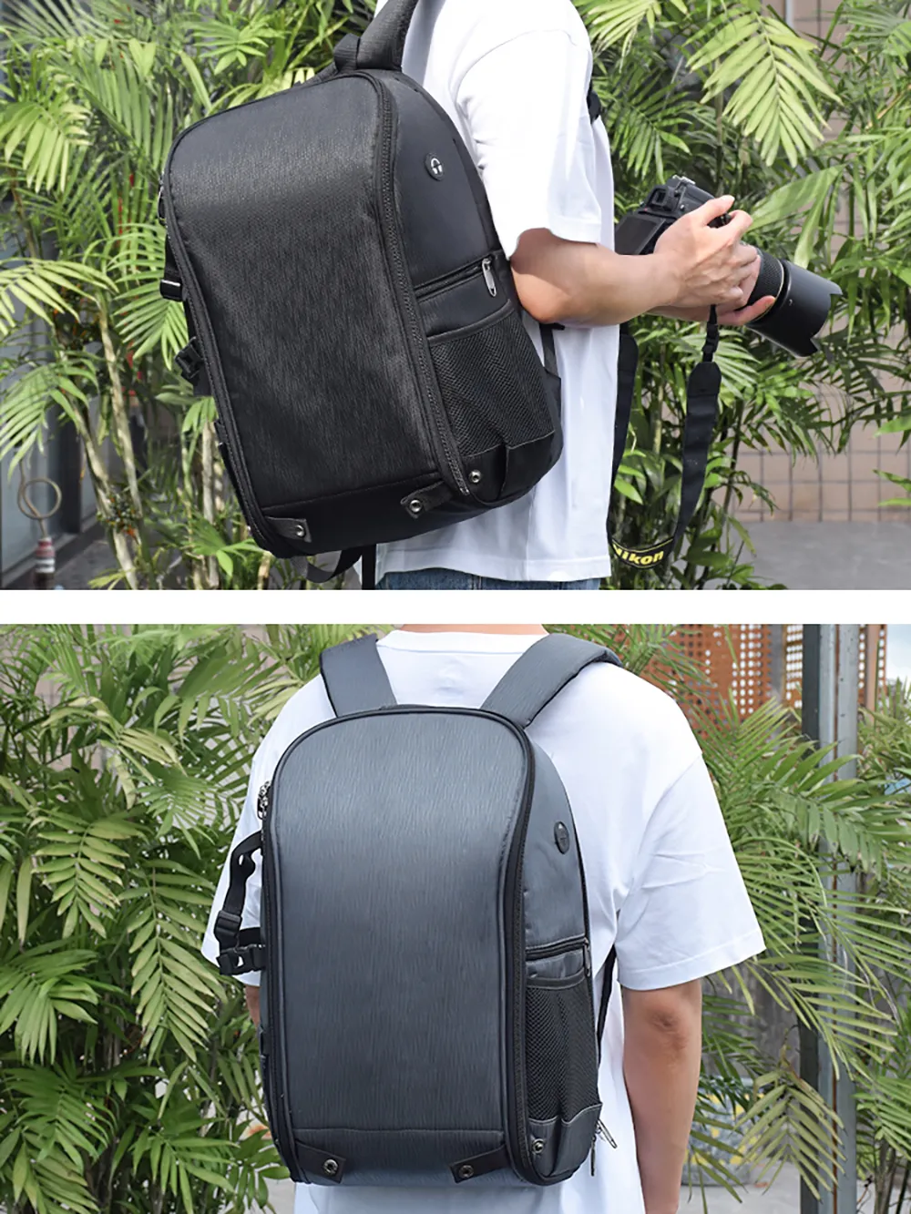 BRDRC Portable Waterproof Backpack Shoulder Storage Bag Carrying Box Case Suitcase High Capacity for DJI AIR 3 RC Drone