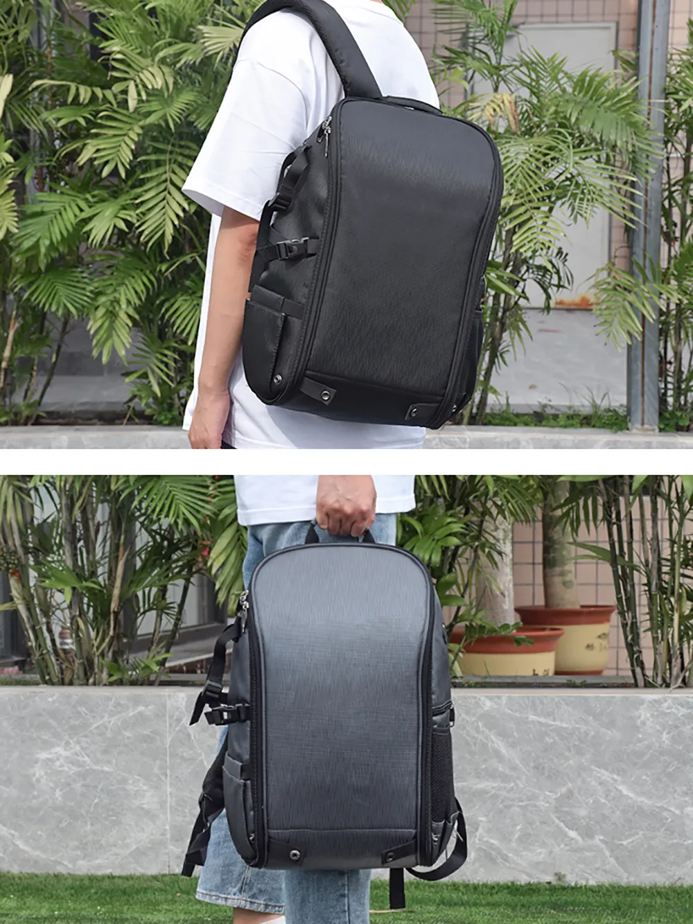 BRDRC Portable Waterproof Backpack Shoulder Storage Bag Carrying Box Case Suitcase High Capacity for DJI AIR 3 RC Drone