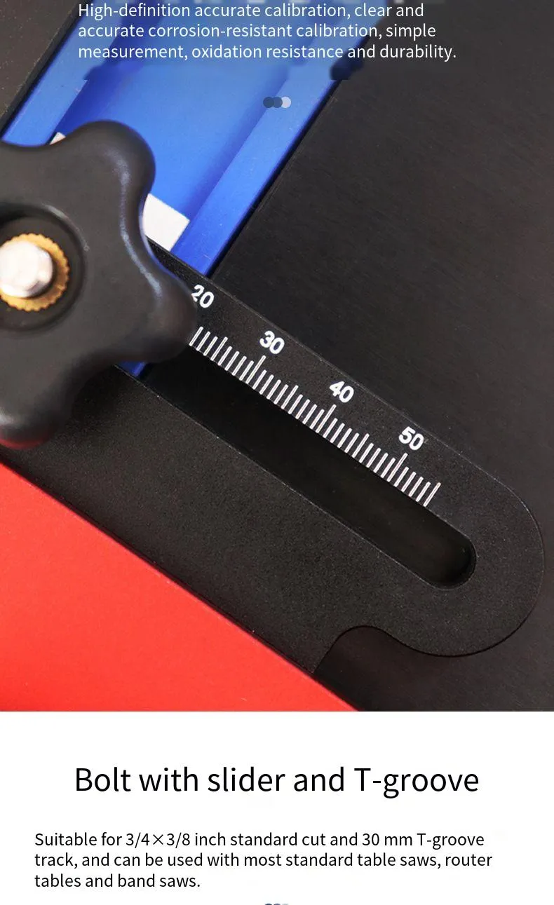 Thin Jig Table Saw Jig Woodworking Feather Board for Making Repetitive Narrow Strip Cuts for Router Tables and Band Saws