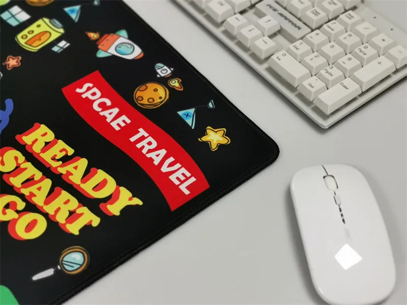 800×300×3mm Astronaut Keyboard & Mouse Pad Large Mouse Pad Keyboard Mat for Home Office