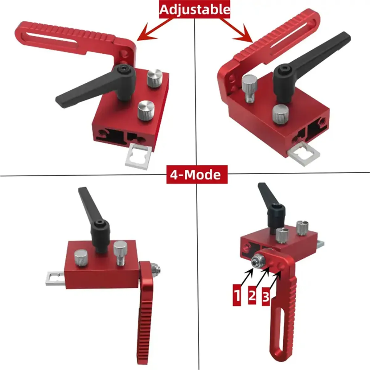 Adjustable Fence Flip Stop Miter Track Stop Alloy Steel T Slot Stop for Accurate Length Limit Device