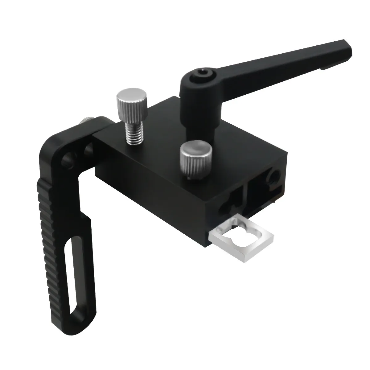 Adjustable Fence Flip Stop Miter Track Stop Alloy Steel T Slot Stop for Accurate Length Limit Device