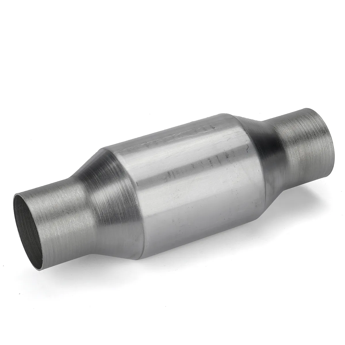 2.5 inch In/Out Catalytic Converter Universal High Flow Stainless Steel