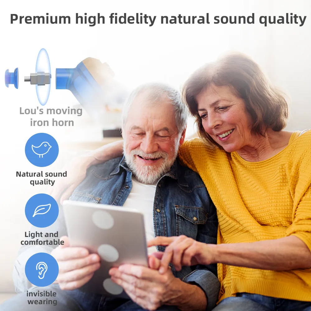 Wireless Hearing Earphones Fast Charging TWS Mini Personal Sound Amplifiers Wireless Hearing Earphones Fast Charging TWS Mini Personal Sound Amplifiers