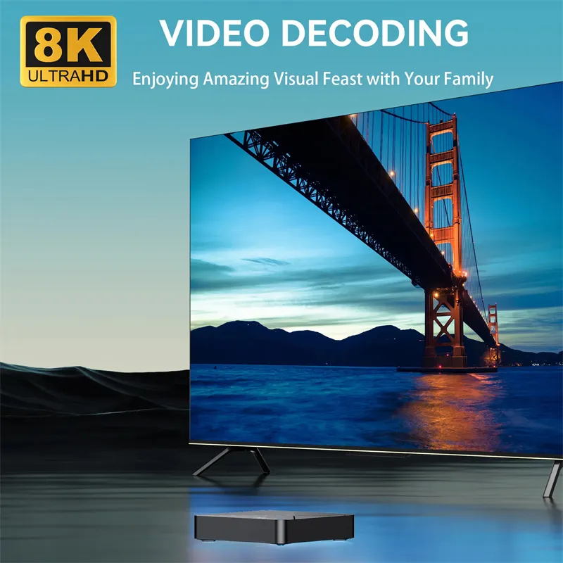 X88 Mini 13 TV BOX Android 13 4+32G Smart TV Box RK3528 8K WIFI6 BT Voice Remote Control Media Player TV Receiver Set Top Box