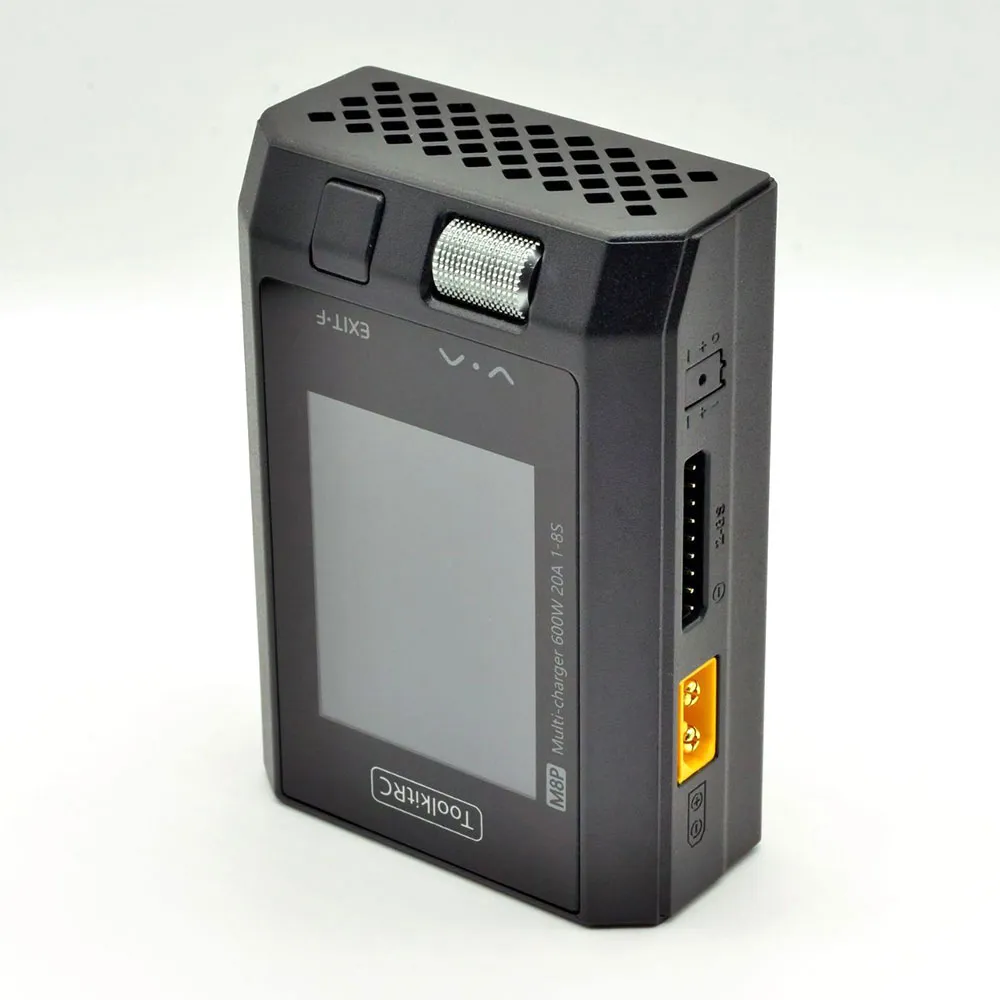 ToolkitRC M8P 600W 20A Multi-function DC Balance Charger for 1-8S XT60 Lipo LiHV LiFe Lion LTO Battery