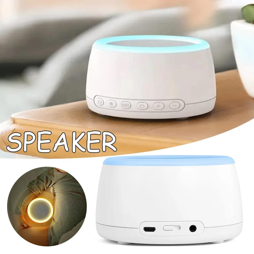 Portable White Noise Sleep Machine Bluetooth Speakers Sleep Meter With 24 Soothing Sounds Night Lights Memory Function Timer Portable White Noise Sleep Machine Bluetooth Speakers Sleep Meter With 24 Soothing Sounds Night Lights Memory Function Timer