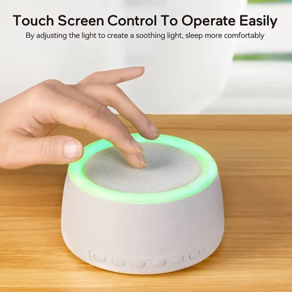 Portable White Noise Sleep Machine Bluetooth Speakers Sleep Meter With 24 Soothing Sounds Night Lights Memory Function Timer Portable White Noise Sleep Machine Bluetooth Speakers Sleep Meter With 24 Soothing Sounds Night Lights Memory Function Timer