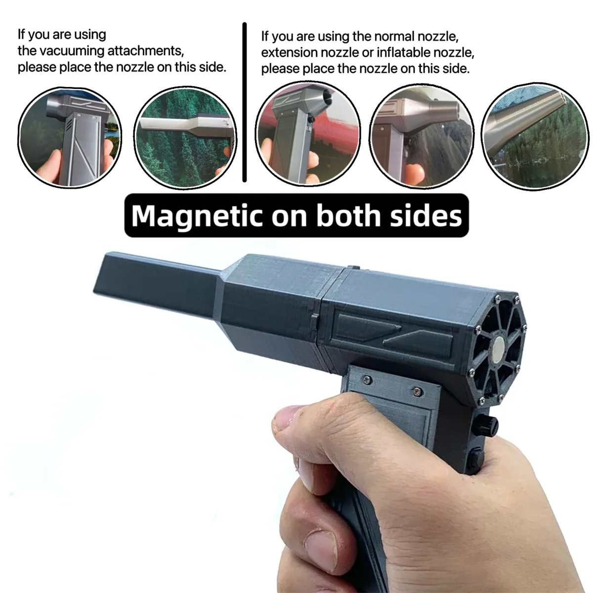Mini Blower Fan Violent Fan 110000 RPM Brushless Motor Powerful Blower High Speed Duct Fan