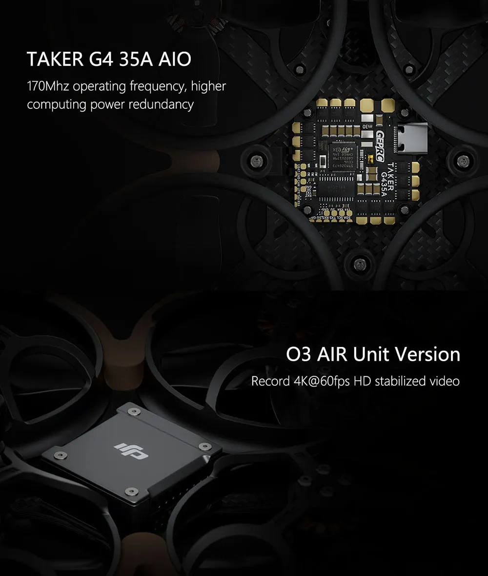 GEPRC Cinelog25 Cinelog 25 V2 HD DJI O3 2.5 Inch 4S RC FPV Racing Drone with TAKER G4 35A AIO ESC Digital HD System GEPRC Cinelog25 Cinelog 25 V2 HD DJI O3 2.5 Inch 4S RC FPV Racing Drone with TAKER G4 35A AIO ESC Digital HD System