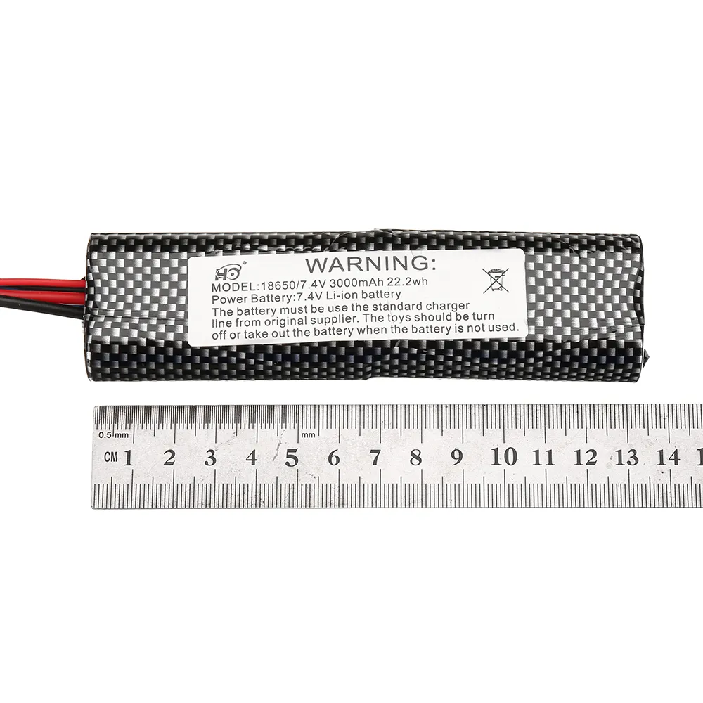HB Toys RTR R1001/2/3 1/10 RC Car Parts 7.4V 3000mAh 22.2Wh 2S Li-ion Battery T Plug Vehicles Models Accessories 08124