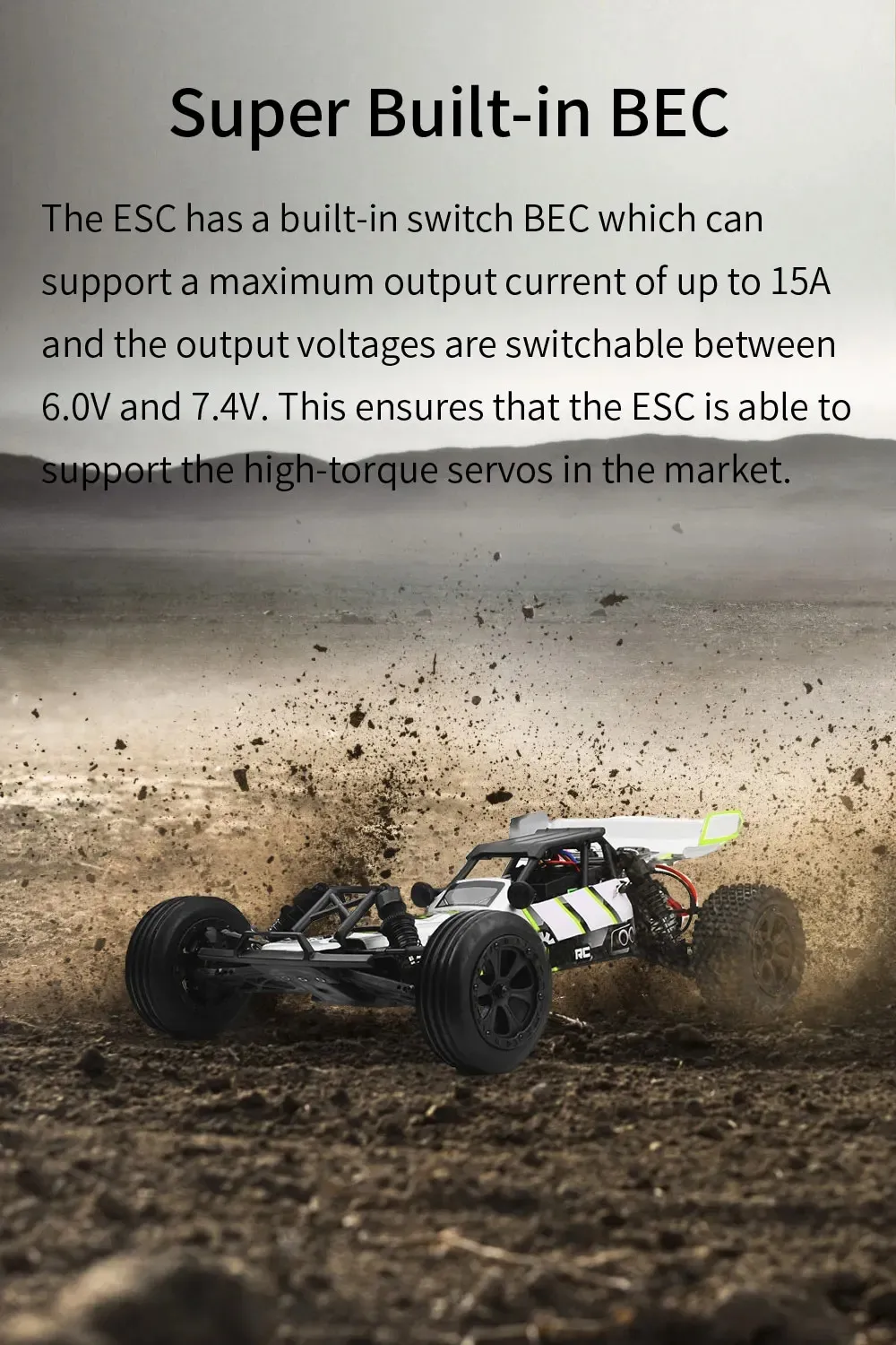 ZTW 32-Bit Beast PRO 220A ESC G2 Turbo 6V/7.4V BEC 10A Brushless Speed Controller for 1/8 RC Racng Car Off-road On-road Vehicles Model Parts