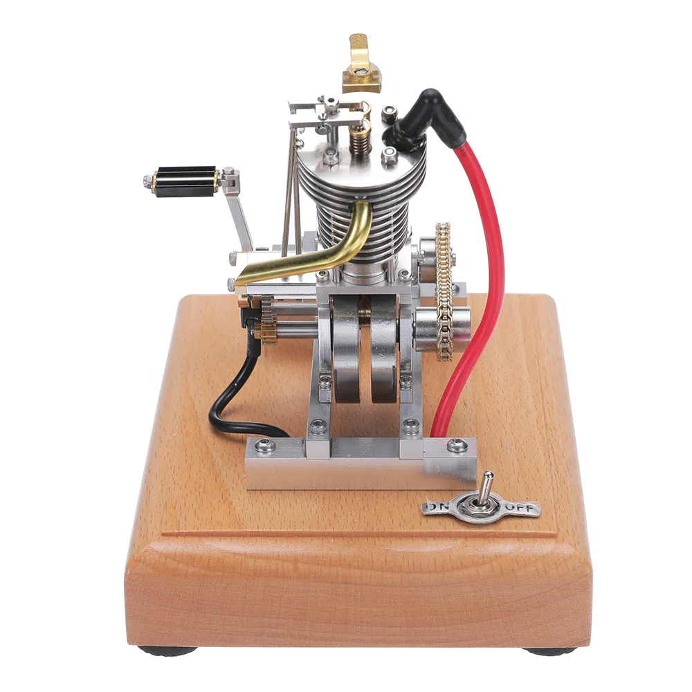 Banggood H09 Mini Hoglet CNC Single Cylinder Engine Metal Model Kids Children Science Discovery Toys