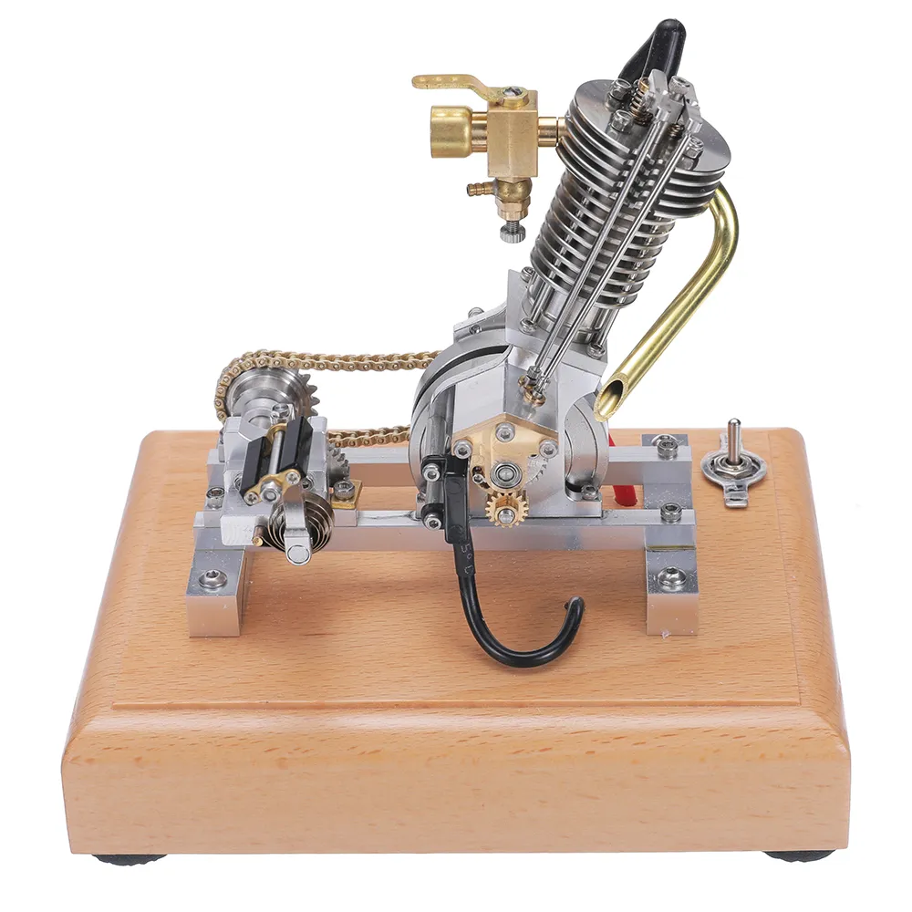 Banggood H09 Mini Hoglet CNC Single Cylinder Engine Metal Model Kids Children Science Discovery Toys