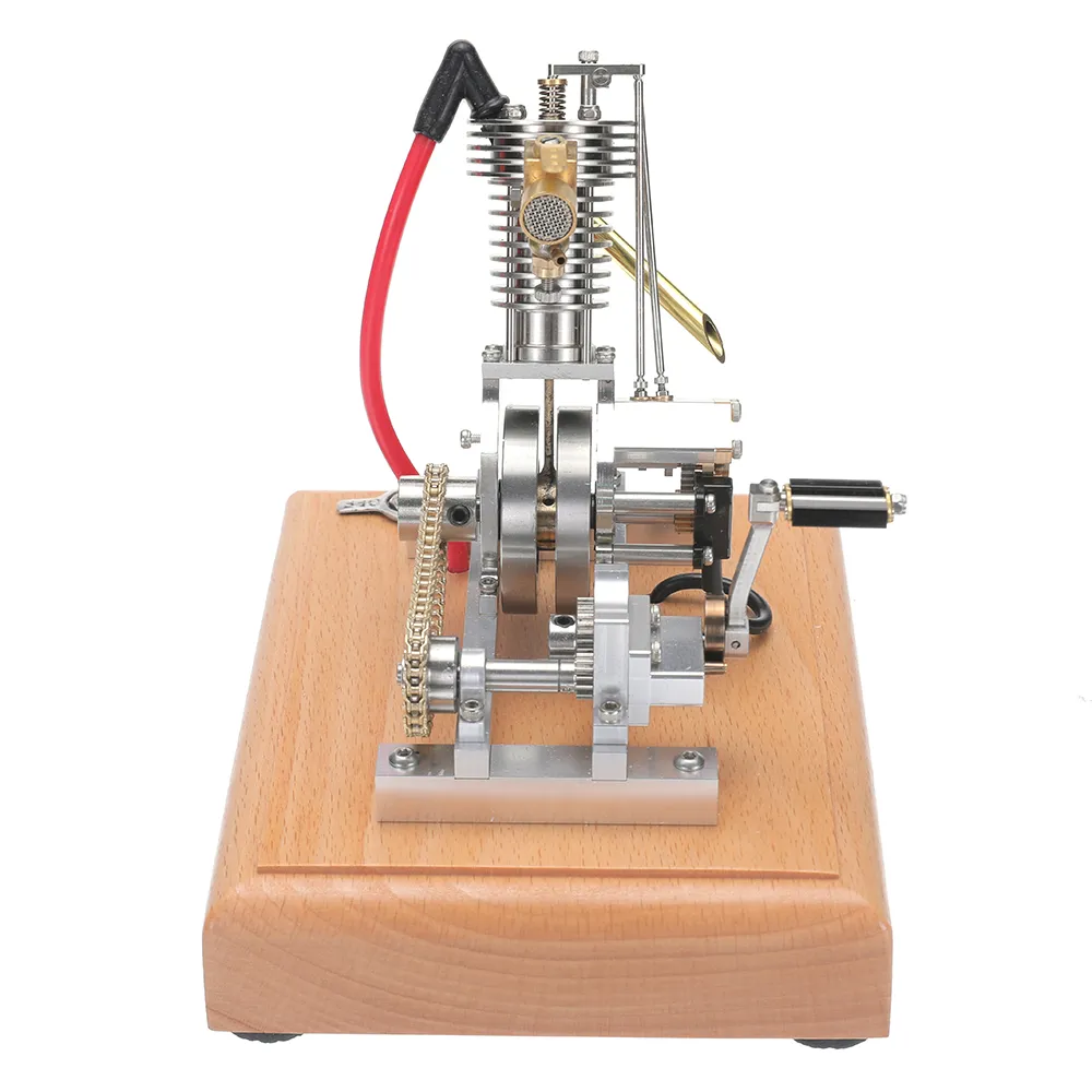 Banggood H09 Mini Hoglet CNC Single Cylinder Engine Metal Model Kids Children Science Discovery Toys