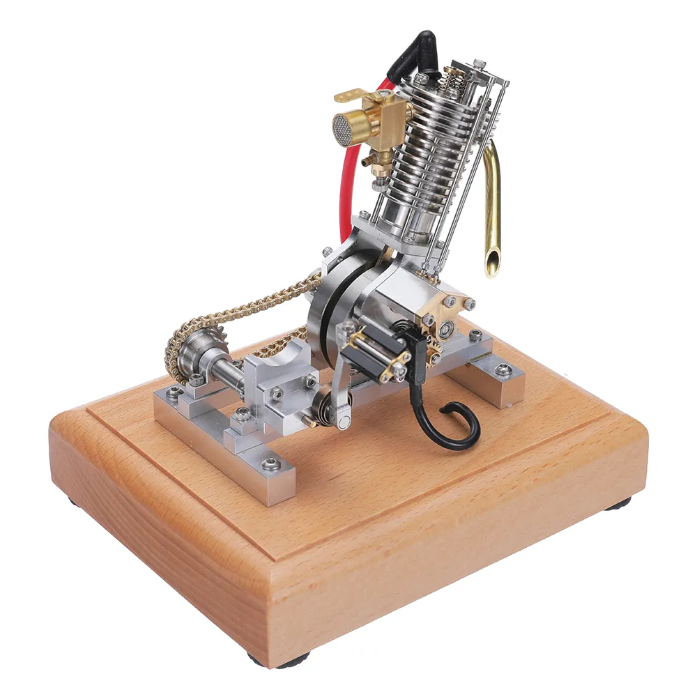 Banggood H09 Mini Hoglet CNC Single Cylinder Engine Metal Model Kids Children Science Discovery Toys