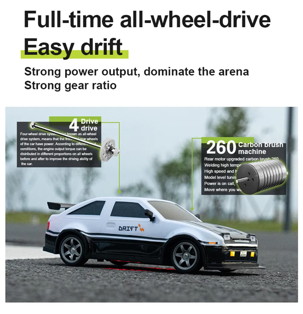 WH S921 S922 1/16 2.4G 4WD RC Car Drift High Speed Racing LED Light On-Road Vehicles Models RTR Toys WH S921 S922 1/16 2.4G 4WD RC Car Drift High Speed Racing LED Light On-Road Vehicles Models RTR Toys