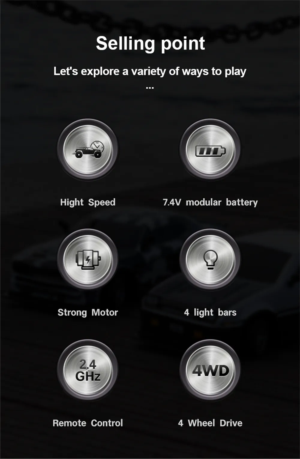 WH S921 S922 1/16 2.4G 4WD RC Car Drift High Speed Racing LED Light On-Road Vehicles Models RTR Toys WH S921 S922 1/16 2.4G 4WD RC Car Drift High Speed Racing LED Light On-Road Vehicles Models RTR Toys